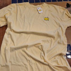 Golf TShirt Augusta National, Masters, Size Medium, Yellow, NWT